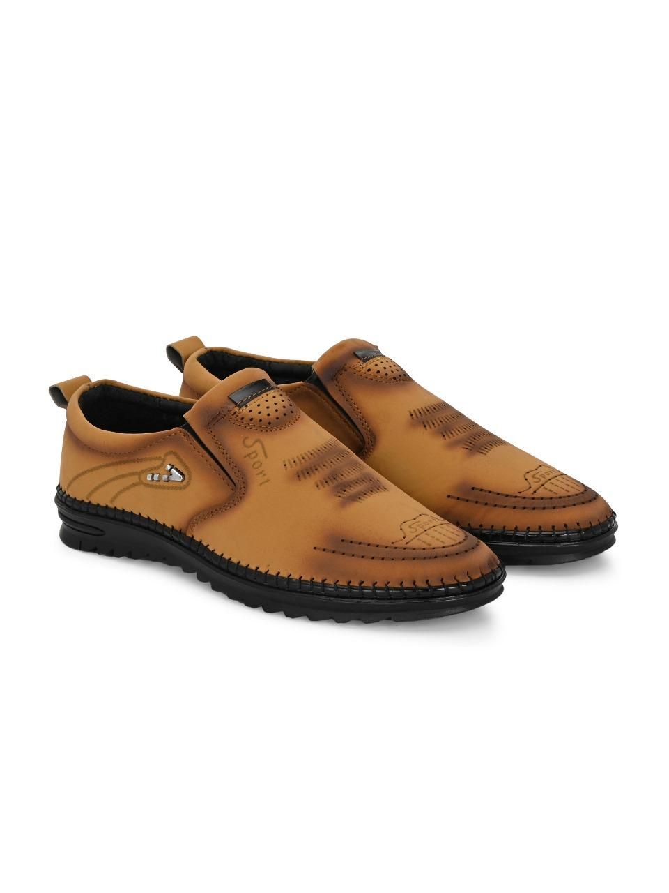 Men's Beige Casual Trendy Shoes