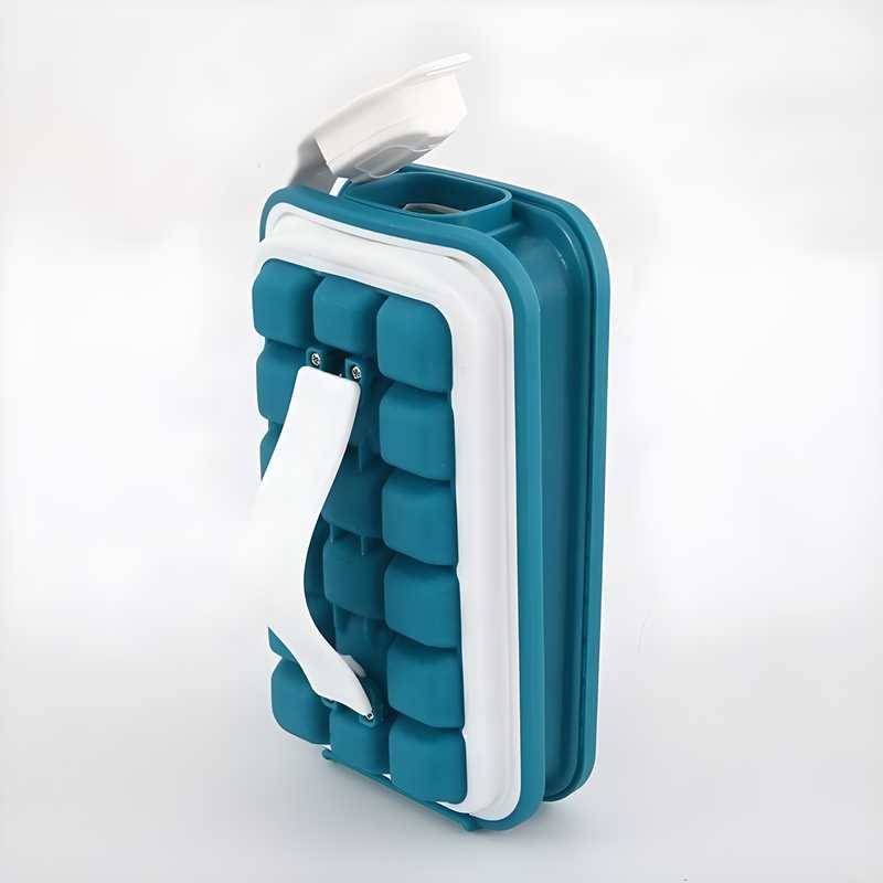 Folding Ice Cube Tray Mold