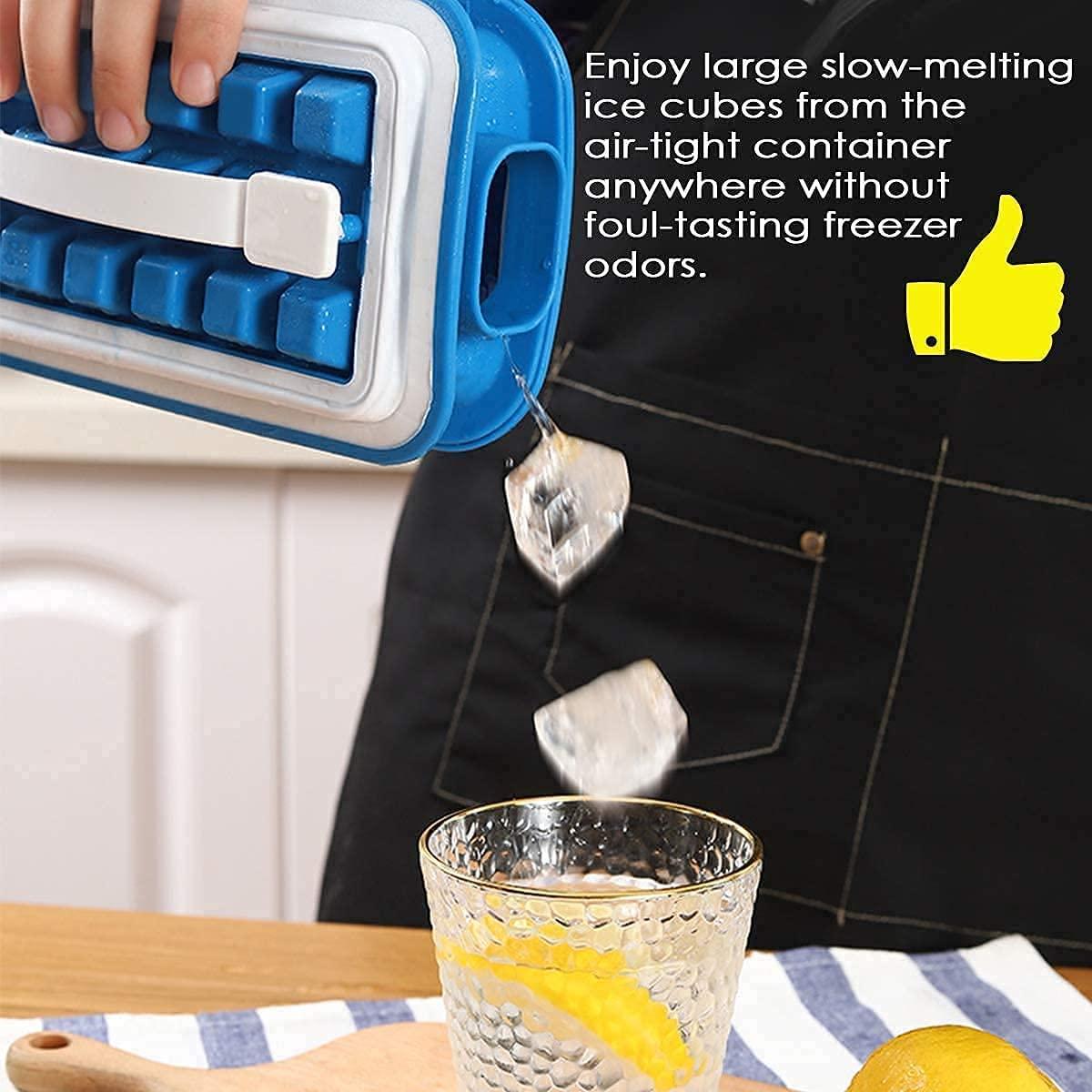 Folding Ice Cube Tray Mold