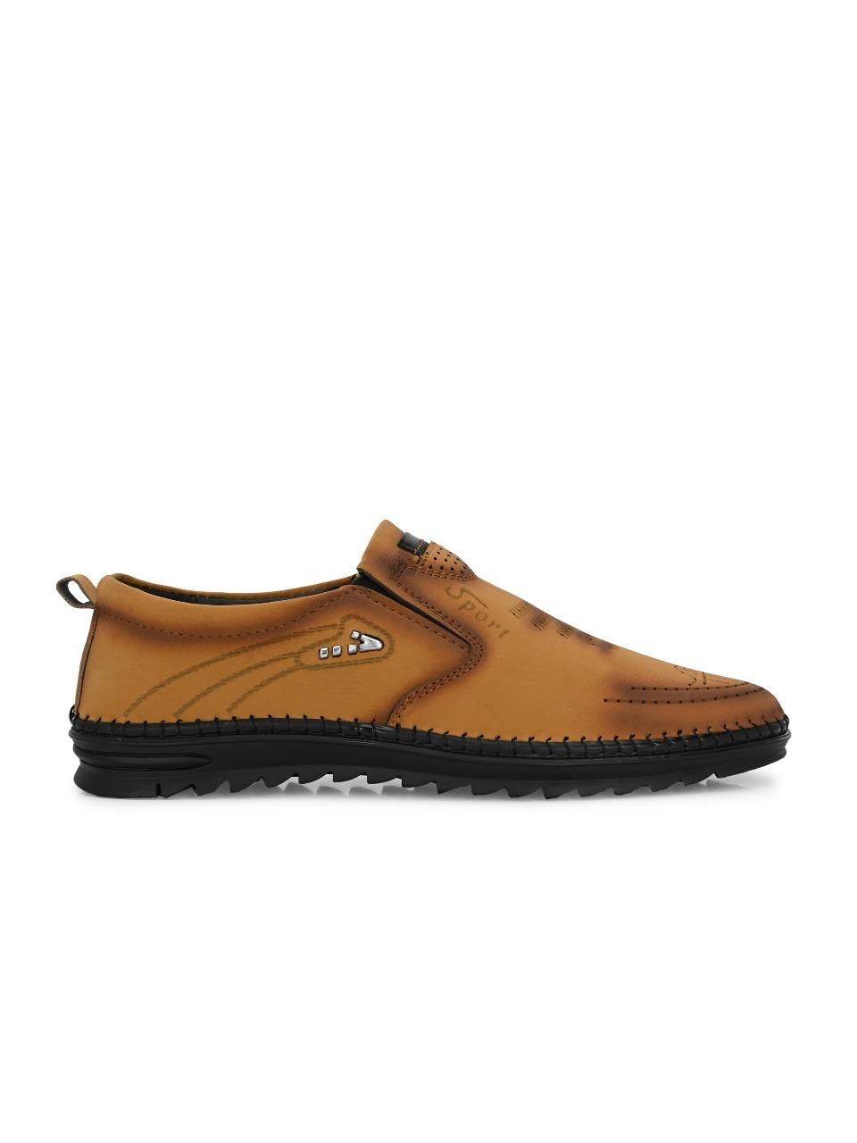 Men's Beige Casual Trendy Shoes