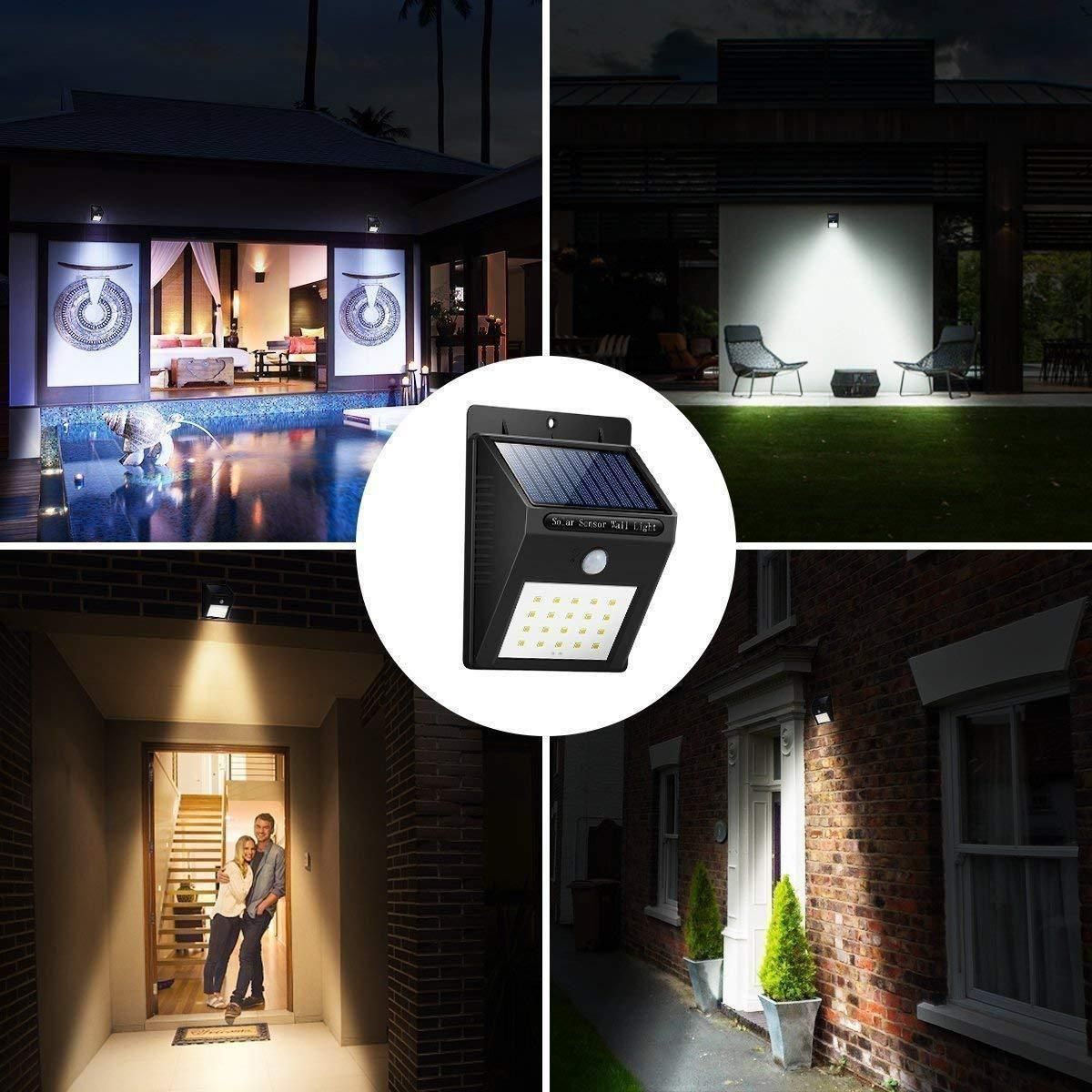 Solar Motion Sensor LED Light