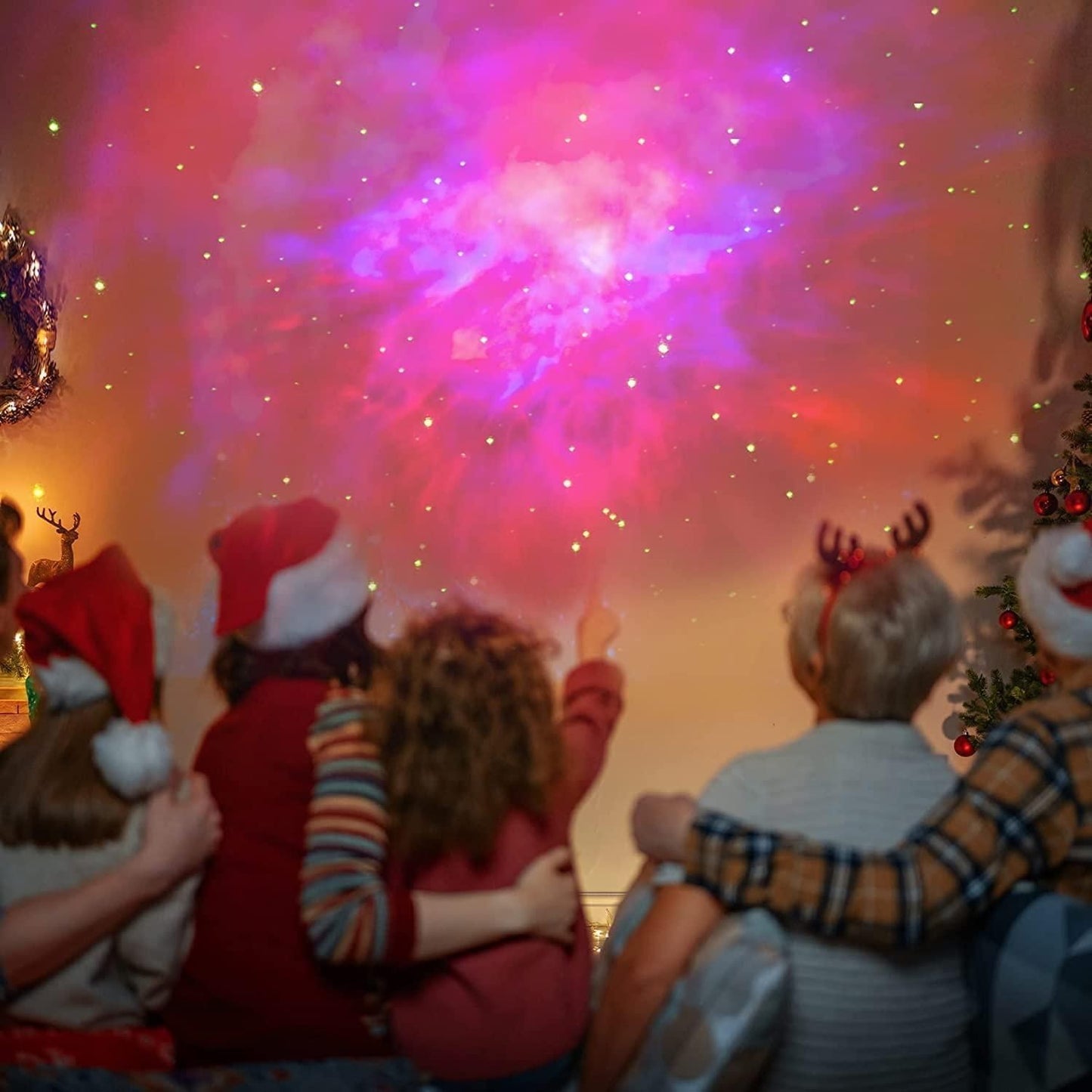 Astronaut Galaxy Projector – 360° Magnetic Head Rotation with Remote Control