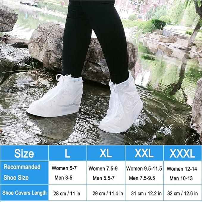 Reusable Portable PVC Rain Shoe Cover