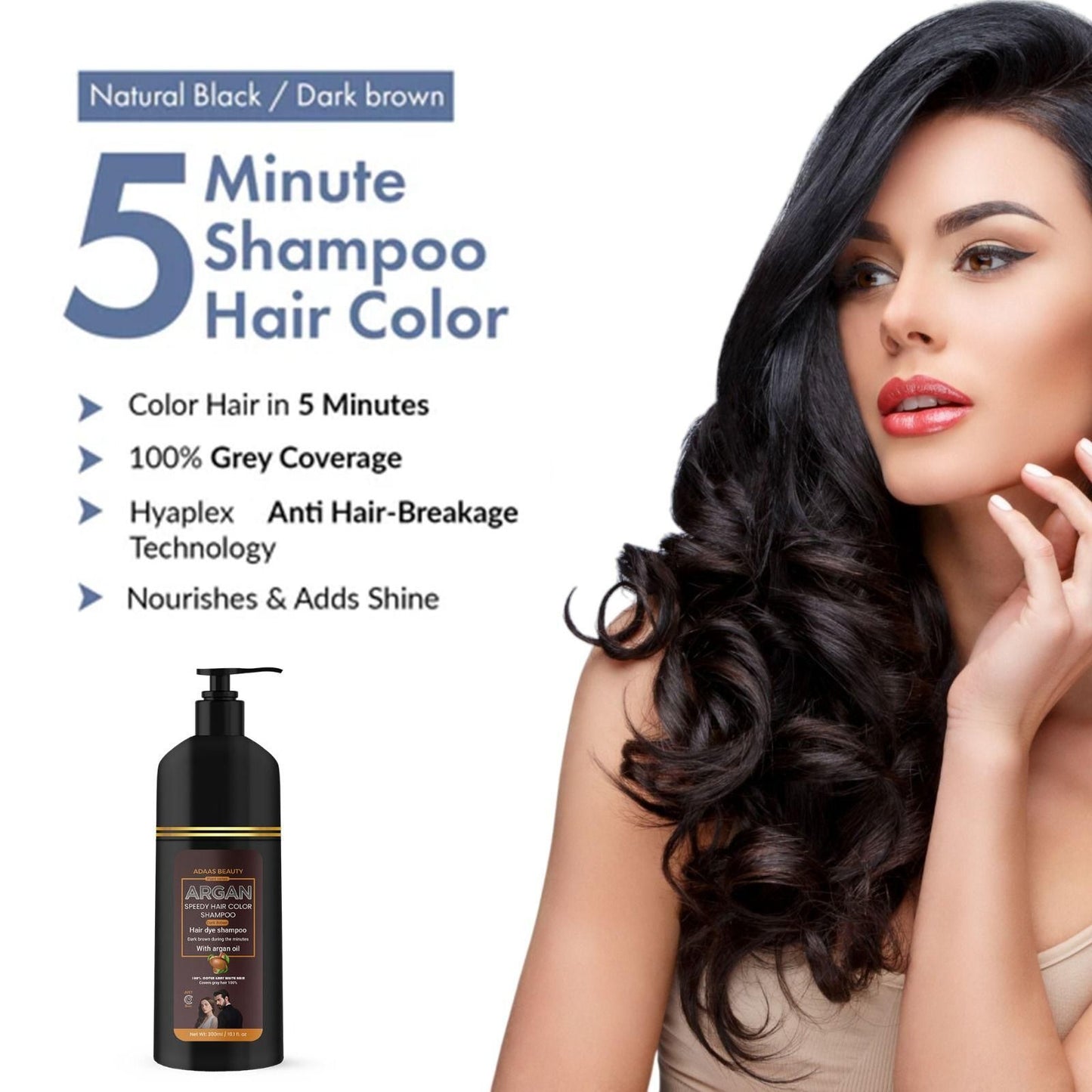 Argan Speedy Hair Color Shampoo 600ml