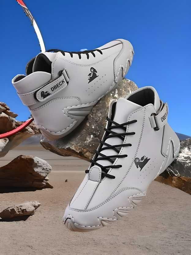 BOLLERO Men's Grey Casual Sneakers